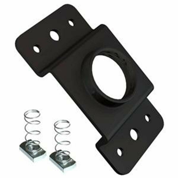 Dynamicfunction Single Unistrut Ceiling Adapter With Hardware - Black DY3453089
